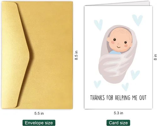 Miniatura 2 de Chenive Tarjeta de agradecimiento para matrona obstetra, obstetra, obstetra, tarjeta de agradecimiento a ginecología de Doula, regalo de médico