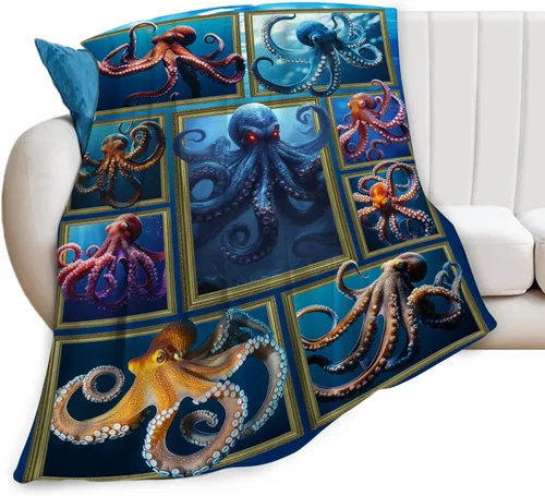 Miniatura 25 de Manta de mapache lindo, manta de mapache ultra suave y acogedora manta de forro polar para regalo, manta de felpa mullida para niños, adolescentes