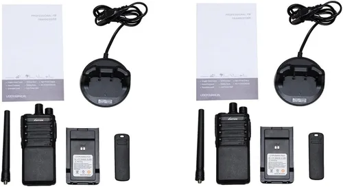 Miniatura 6 de Walkie Talkies Voice Scrambler con auricular para adultos al aire libre CS senderismo, caza, viajes, radios de 2 vías de larga distancia por LUITON