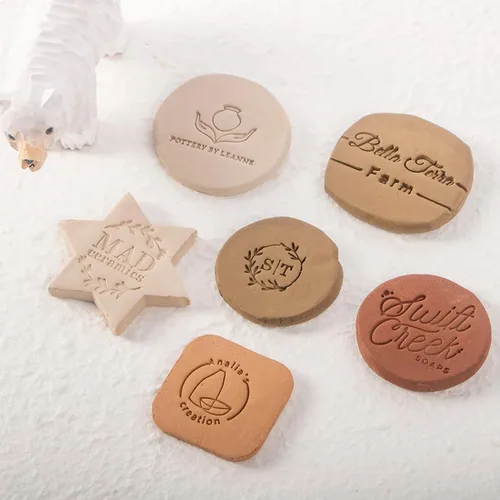 Miniatura 5 de Sello de cerámica personalizado, sello personalizado para arcilla, sello de firmas hecho a mano para cerámica, sello personalizado para cerámica