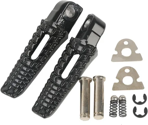 Miniatura 6 de TCT-MOTORPARTS Estriberas para reposapiés trasero delantero negro para Suzuki GSXR1000 2005-2025 GSXR600 750 2006-2025