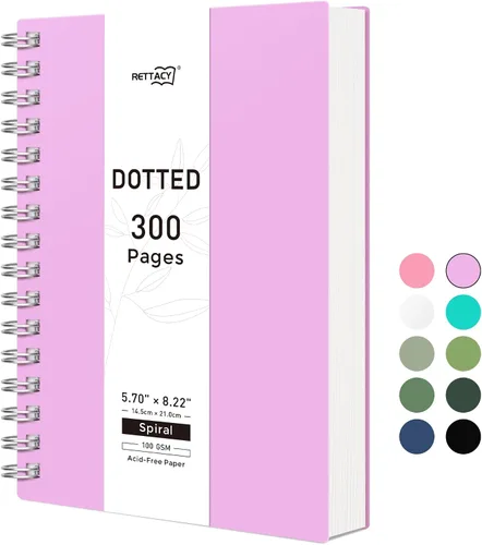 Miniatura 14 de RETTACY Cuaderno de bolsillo, 160 páginas forradas, tamaño mini A6 (4.5" × 5.7"), para trabajo, diario, escritura, papel grueso de 100 g/m²