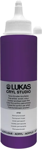 Miniatura 60 de Lukas CRYL Studio Artist - Pintura acrílica para artistas, Alizarín Carmesí, tubo de 125 ml - Pinturas acrílicas de alto pigmento para pintura
