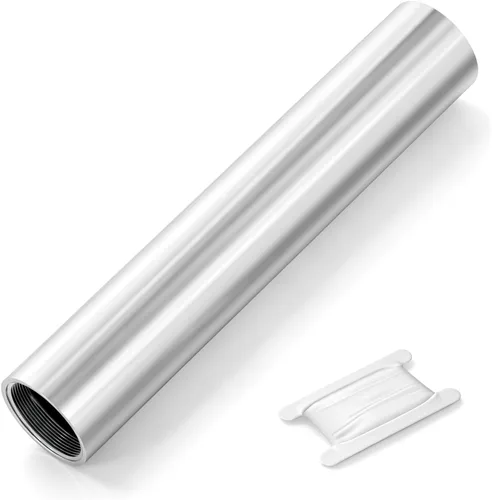 Miniatura 24 de TAISHER 2 accesorios de tubería de acero inoxidable, 1/2 "NPT x 1/2" NPT macho roscado, tubo fundido de pezón de 6 pulgadas de longitud