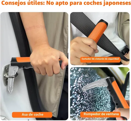 Miniatura 2 de Kaiedos Manija de puerta de automóvil para ancianos, asistencia de manija de automóvil 3 en 1 para personas mayores, mango portátil de soporte