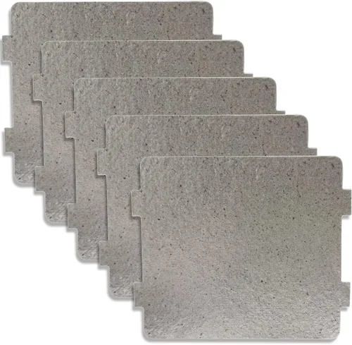 Miniatura 8 de 5 piezas de horno de microondas, cubierta universal para guía de ondas, hoja de mica, horno de microondas, pieza de reparación para cocina, hogar
