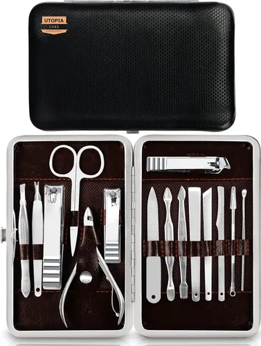 Miniatura 12 de Utopia Care Kit de cortaúñas profesional o kit de manicura para mujeres y hombres, relleno de calcetines o padrinos de boda, juego de pedicura