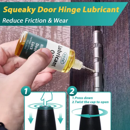 Miniatura 2 de Keze Lubricante para Bisagra de Puerta Solución para Bisagras Chirriantes Aceite Lubricante para Ruido Aceite de Cuchillo Sintético Lubricante