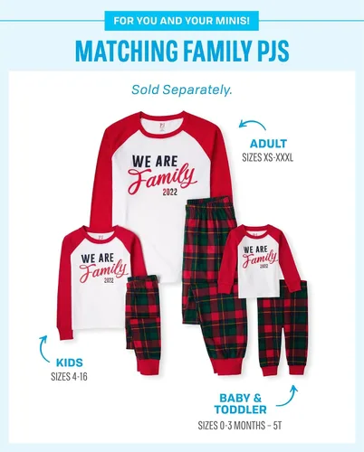 Miniatura 2 de The Children's Place Baby Christmas Pajamas, Cotton