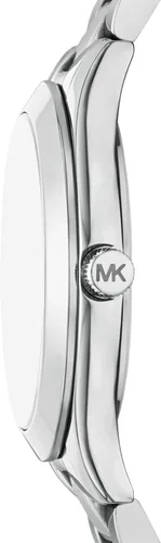 Miniatura 3 de Michael Kors Set de regalo de reloj de pulsera de acero inoxidable de tres manecillas Slim Runway para mujer (Modelo: MK7563SET)