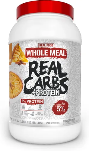 Miniatura 7 de 5% Nutrition Rich Piana - Carbohidratos reales con polvo de carbohidratos complejos alimenticios reales, energía glucémica baja de larga duración