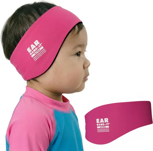 Earvolution Ear Band-It Ultra Swimming Headband for Kids and Adults - Invented by Ear, Nose, and Throat Physician - Custom Anti-Slip Grip Neoprene