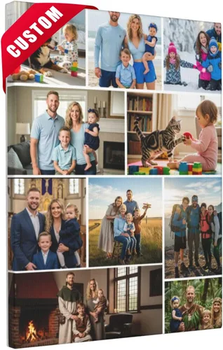 Miniatura 13 de Nxwdwqa Impresiones en Lienzo Personalizadas con Tus Fotos Impresas, Arte de Pared en Lienzo Personalizado, Sube Tu Foto al Arte de Pared, Regalo