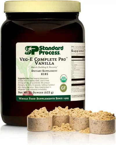 Miniatura 8 de Standard Process Veg-E Complete Pro - Proteína en polvo orgánica a base de plantas para construcción muscular y recuperación - Apoya el cabello