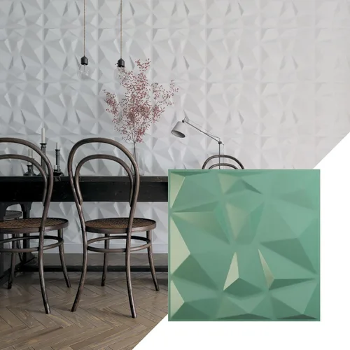 Miniatura 32 de Ekena Millwork 19 5/8 pulgadas de ancho x 19 5/8 pulgadas de alto, Niobe EnduraWall decorativo 3D, laguna satinada (cubre 2.67 pies cuadrados).