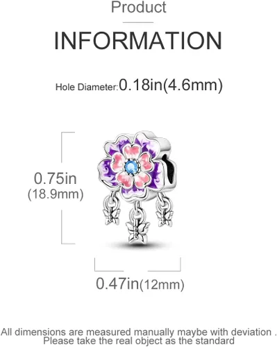 Miniatura 206 de Hapour Dijes de plata de ley 925 para pulseras, collar, joyería europea, colgante de cuentas para mujeres y madres