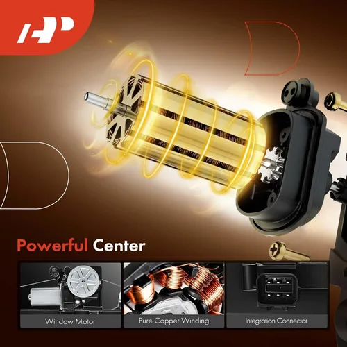 Miniatura 4 de A-Premium Elevalunas eléctrico con motor compatible con Nissan Altima 2013-2018 L4 2.5L V6 3.5L sedán delantero izquierdo lado del conductor