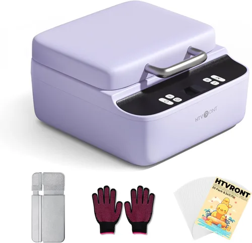 Miniatura 16 de HTVRONT Máquina de prensa de calor para funda de teléfono compatible con iPhone y Android, prensa de calor al vacío H17 para fundas de teléfono