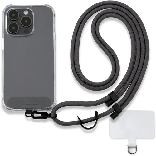 Miniatura 7 de Cordón universal para teléfono, correa cruzada antirrobo para iPhone 17 Pro Max y la mayoría de teléfonos inteligentes, soporte ajustable