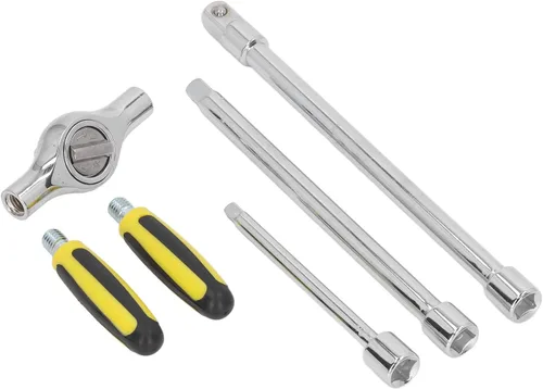 Miniatura 6 de Zerodis Llave de trinquete ajustable con mango en T, llave de trinquete de liberación rápida en T, llave de trinquete ajustable tipo T de una mano
