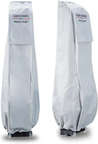 Miniatura 7 de Funda de lluvia para bolsa de golf, duradera, a prueba de polvo, equipo impermeable para viajes, bolsa de golf, capucha de lluvia de 50.4 pulgadas