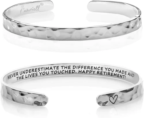 Miniatura 43 de Carviell Pulseras grabadas para mujer, inspiradoras, amistad, amor, mamá, hija, hermana, cristiana, graduación, conmemoración y regalos de boda, más