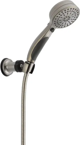 Delta Faucet 9-Spray Touch-Clean - Ducha de mano con manguera, acero inoxidable 55424-SS, 0.5