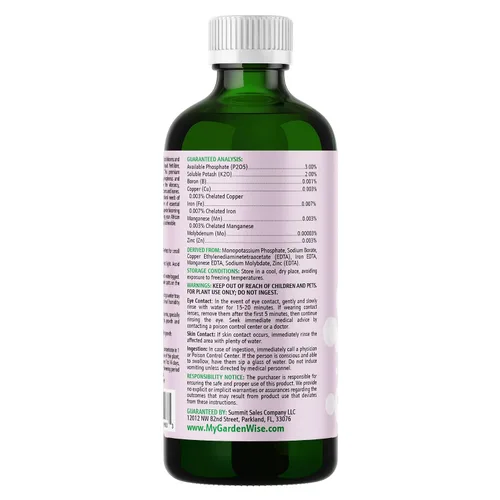 Miniatura 2 de GARDENWISE 0-3-2 Fertilizante violeta africano para plantas de interior: alimento concentrado para plantas, fertilizante para plantas, potenciador