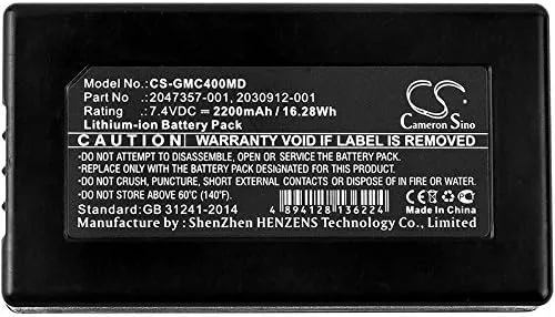 Miniatura 3 de FITHOOD Batería de repuesto para GE MAC 400 MAC 600 MAC C3 2030912-001 2047357-001