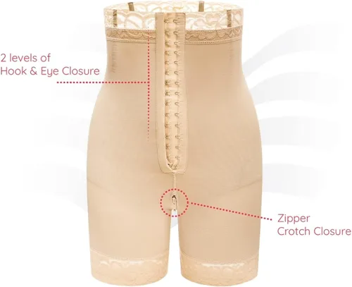 Miniatura 5 de Faja Shapewear para mujer - Fajas moldeadora de cuerpo completo para levantamiento de glúteos, compresión posoperatoria, pantalones cortos Faja