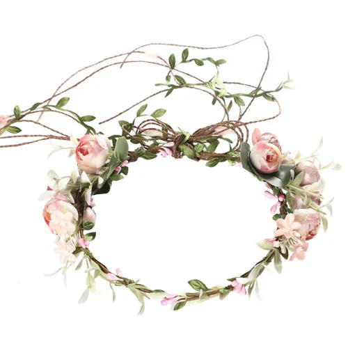 Miniatura 7 de YAXAMING Diadema de girasol de Halloween, bandas para el pelo de margaritas, corona, corona floral, diadema para mujer, Navidad, festival hawaiano