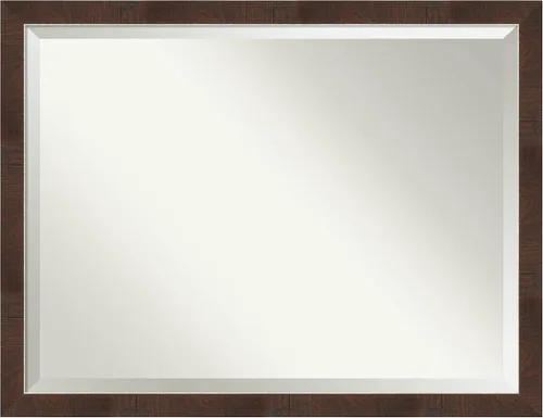 Miniatura 48 de Amanti Art - Espejo con marco para el tocador o para montar en la pared del baño, medidas en pulgadas Grano de café marrón