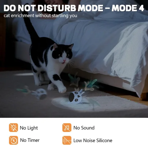 Miniatura 3 de Juguetes para gatos, juguetes interactivos para gatos de interior, juguete electrónico recargable por USB, juguete inteligente para gatitos, bola