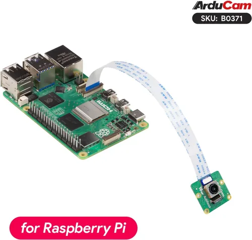 Miniatura 4 de Arducam Módulo de cámara de enfoque automático de 16MP para Raspberry Pi con carcasa ABS, IMX519 Cámara de enfoque automático de alta resolución