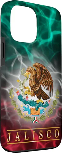 Miniatura 3 de Funda para iPhone 13 Pro Max Jalisco con la bandera de México, funda orgullosa de las raíces mexicanas