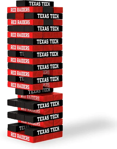 Miniatura 31 de Wild Sports NCAA Pro Football Tabletop Stackers Block Game for College Football Fan, Dorm Game, Tailgate