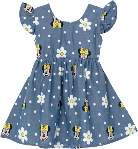 Miniatura 5 de Disney Vestido de falda con carril floral chambray para recién nacido hasta niños grandes (0-3 meses - 14-16)
