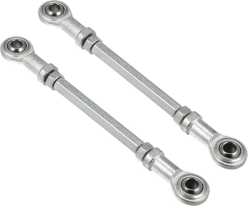 Miniatura 18 de Motoforti 2 unids 7.874 in longitud 0.315 in agujero diámetro ajustable dirección dirección varilla rótula articulación para 49cc ATV eléctrico Go