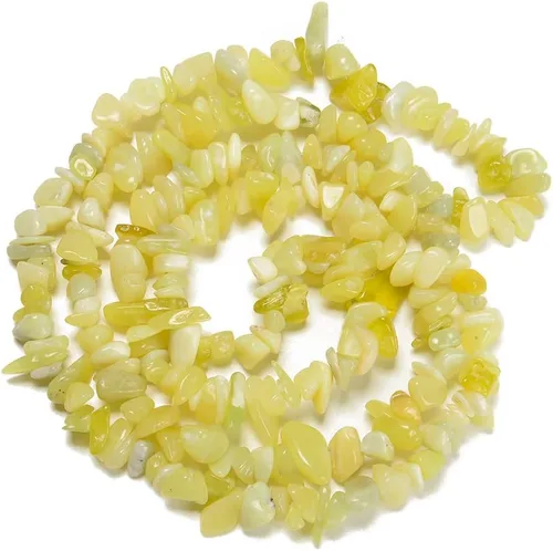 Miniatura 16 de Juego de pulseras de piedras preciosas de aventurina azul natural de 0.197-0.315 in, diseño de grava curativa, cuentas de piedra irregular, diseño