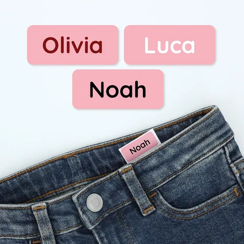 Miniatura 24 de TeddyLabels - Etiquetas de ropa para hogar de ancianos (120) – Etiquetas adhesivas con nombre para ropa y artículos personales. Etiquetas Azul
