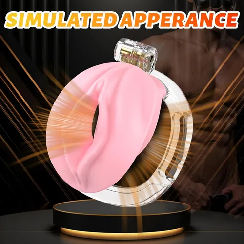 Miniatura 4 de Jaula de castidad masculina impresa en 3D con engranaje y accesorios de TPE suave, juguetes sexuales para adultos, herramienta esclava, dispositivos