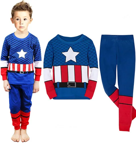 Miniatura 2 de N‘aix Little Boys Pajama Sets Cotton Sleepwear 2-7T