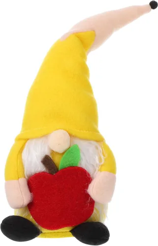 NUOBESTY Adorno de muñeca, muñeco sin rostro de gnomo con tapa de lápiz, adorno para el hogar, muñeca para el hogar y el escritorio del aula