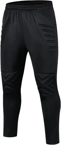 Miniatura 5 de Fldy Conjunto de camiseta y pantalones de portero acolchados para hombre para adultos y niños, camiseta de portero de fútbol de manga larga, kit