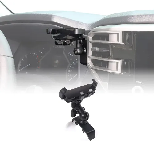 Miniatura 3 de CHEAYAR Soporte de teléfono para automóvil compatible con Toyota Tundra/Sequoia 2022-2023, soporte para teléfono de automóvil, soporte de teléfono