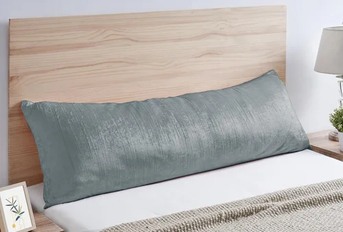 Sweet Jojo Designs Funda de almohada de terciopelo neutro, estilo bohemio y vintage, color gris, funda de almohada decorativa para sofá largo para
