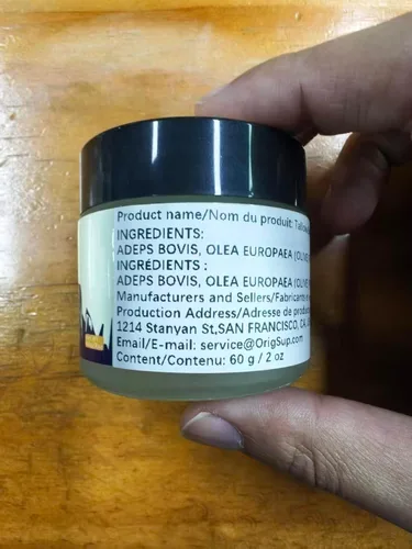 Miniatura 15 de Bálsamo de sebo de res para el cuidado de la piel - Aceite corporal hidratante completamente natural con miel y cera de abejas - Sebo de vacas