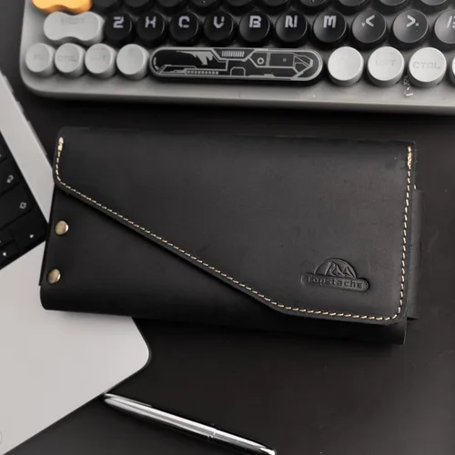 Miniatura 6 de Topstache Funda de cuero para teléfono con trabilla para cinturón para iPhone 17/17 Pro/16/16 Pro, Galaxy S25/S24 - Soporte para cinturón