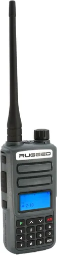 Rugged Radios GMRS - Radio de mano bidireccional Walkie Talkie para senderismo, camping, aterrizaje todoterreno, cuenta con canales meteorológicos