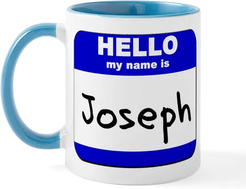 Miniatura 16 de CafePress Taza de café de cerámica con texto en inglés «Hello My Name Is Mary», de 11 oz (11.0 fl oz)